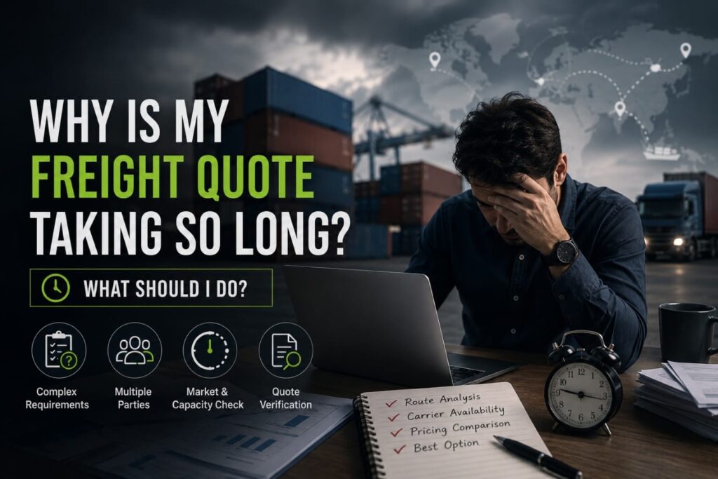 Why Is My Freight Quote Taking So Long? What Should I Do?